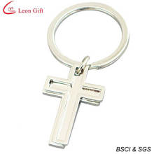 Hot Sale Logo personnalisé en métal Cross Keychain (LM1312)